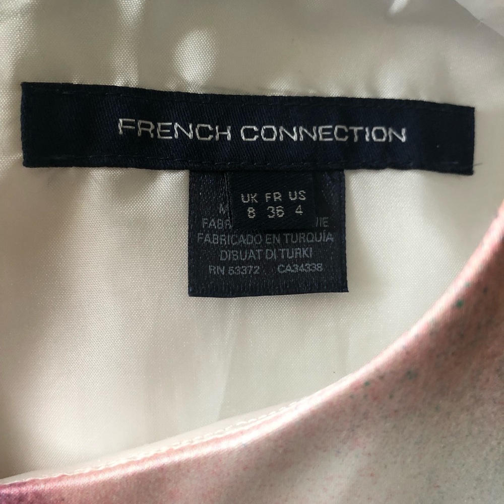 FRENCH CONNECTION Soft Spun Colorful Fit & Flare Dress Size 4 - Picture 4 of 7